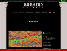 Tablet Screenshot of kerstengallery.com.pl